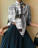 Fashion Long Sleeve Print Shirt GQLK-127040