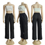 Plus Size Solid Color Pants GYSF-8868