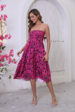 Print Big Swing Half Body Skirt XCFF-910