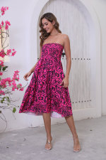 Print Big Swing Half Body Skirt XCFF-910