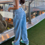 Fashion Loose Wide Leg Jeans XCFF-10004