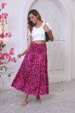 Print Big Swing Half Body Skirt XCFF-910