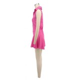 Solid Color Sleeveless Romper XHXF-972