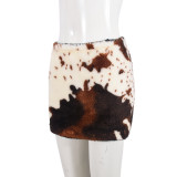 Sexy Print Mini Skirt GFRT-41487SHG