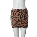 Sexy Print Mini Skirt GFRT-41487SHG