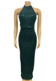 Rhinestone Sleeveless Slim Evening Dress GADE-8593