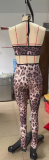 Leopard Print Sling Vest Two Piece Pants Set GFCF-1329