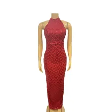 Rhinestone Sleeveless Slim Evening Dress GADE-8593
