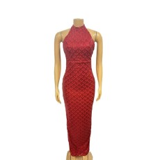 Rhinestone Sleeveless Slim Evening Dress GADE-8593