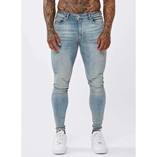 Men's Fashion Slim Pencil Jeans XCFF-1008