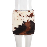 Sexy Print Mini Skirt GFRT-41487SHG