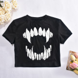 Short Sleeve Print T Shirt GFRT-11066THR
