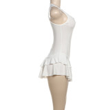 Sleeveless Square Neck Sling Mini Dress GZJQ-K24D48464
