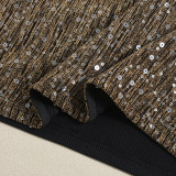 Sexy Sequin Tube Tops Dress GFRT-041738DBG