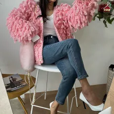 Knitted Tassel Woolen Jacket GZJQ-W24L54752