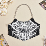 Sexy Backless Print Halterneck Tops GFRT-41302THG