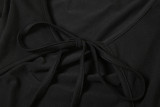 Square Neck Backless Micro Flare Jumpsuit GZJQ-K23Q51250