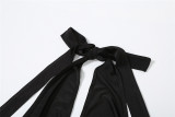 Deep V Neck Backless Halter Maxi Dress GZJQ-K24D49108