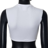 Print Sleeveless Tank Tops MXBF-Q24TP320