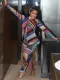 Mesh Print Long Sleeve Slim Jumpsuit MXBF-K24JP402