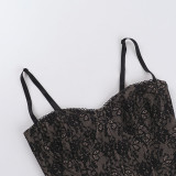 Slim Lace Camisole Waist Tank Top FL-ZX24424PFO