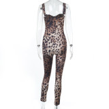 Sexy Leopard Print Sling Jumpsuit FL-JY24627MHO