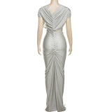Irregular Hollow Out Maxi Dress GZJQ-K24D60047