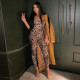 Sexy Leopard Print Sling Jumpsuit FL-JY24627MHO