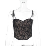 Slim Lace Camisole Waist Tank Top FL-ZX24424PFO