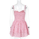 Halter Sexy Backless Floral Mini Dress FL-YJ24668MHO