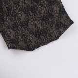 Slim Lace Camisole Waist Tank Top FL-ZX24424PFO