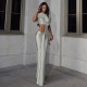 Irregular Hollow Out Maxi Dress GZJQ-K24D60047