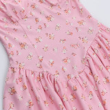 Halter Sexy Backless Floral Mini Dress FL-YJ24668MHO
