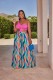 Colorful Print Loose Wide Leg Pant OLYF-6170