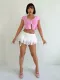 Lace Sexy Solid Color Cake Skirt ANDF-2502