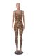 Pre Order: About 7 work days shipping Leopard Print Backless Jumpsuit YUEM-2025600