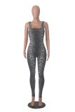 Pre Order: About 7 work days shipping Leopard Print Backless Jumpsuit YUEM-2025600