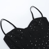 Hot Drill Sexy Backless Mini Dress FL-ZX24470PFO