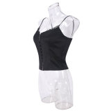 Cutout Sexy Adjustable Straps Tank Top GNZD-51471TBD