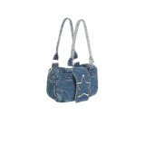 Metallic Pentagram Shoulder Cowboy Tote Bag GMWF-69568