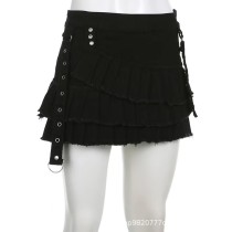 Fashion Solid Color Pleated Skirt GMWF-6666