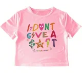 Letter Print Short Sleeve T Shirt GXJL-250311