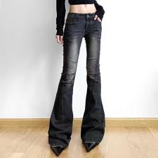 Fashion Washed Slim Flared Jeans GMWF-29658