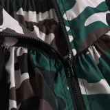 Camouflage Pleated Half Body Puff Skirt GNZD-51391DHD