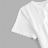Leopard Billiards 8 Print T Shirt GYIQ-ZW113769B