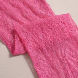 Lace See Through Tie Up Vest Pants 2 Piece Set GNZD-51454SHD