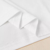 Casual Letter Print Short Sleeve T Shirt GYIQ-ZW113202B
