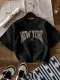 Loose Letter Print Short Sleeve T Shirt GYIQ-ZB113885C ZW113857C