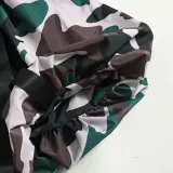 Camouflage Pleated Half Body Puff Skirt GNZD-51391DHD