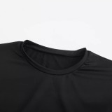 Print O Neck Short Sleeve T Shirt GYIQ-ZW113151C CSZ383C